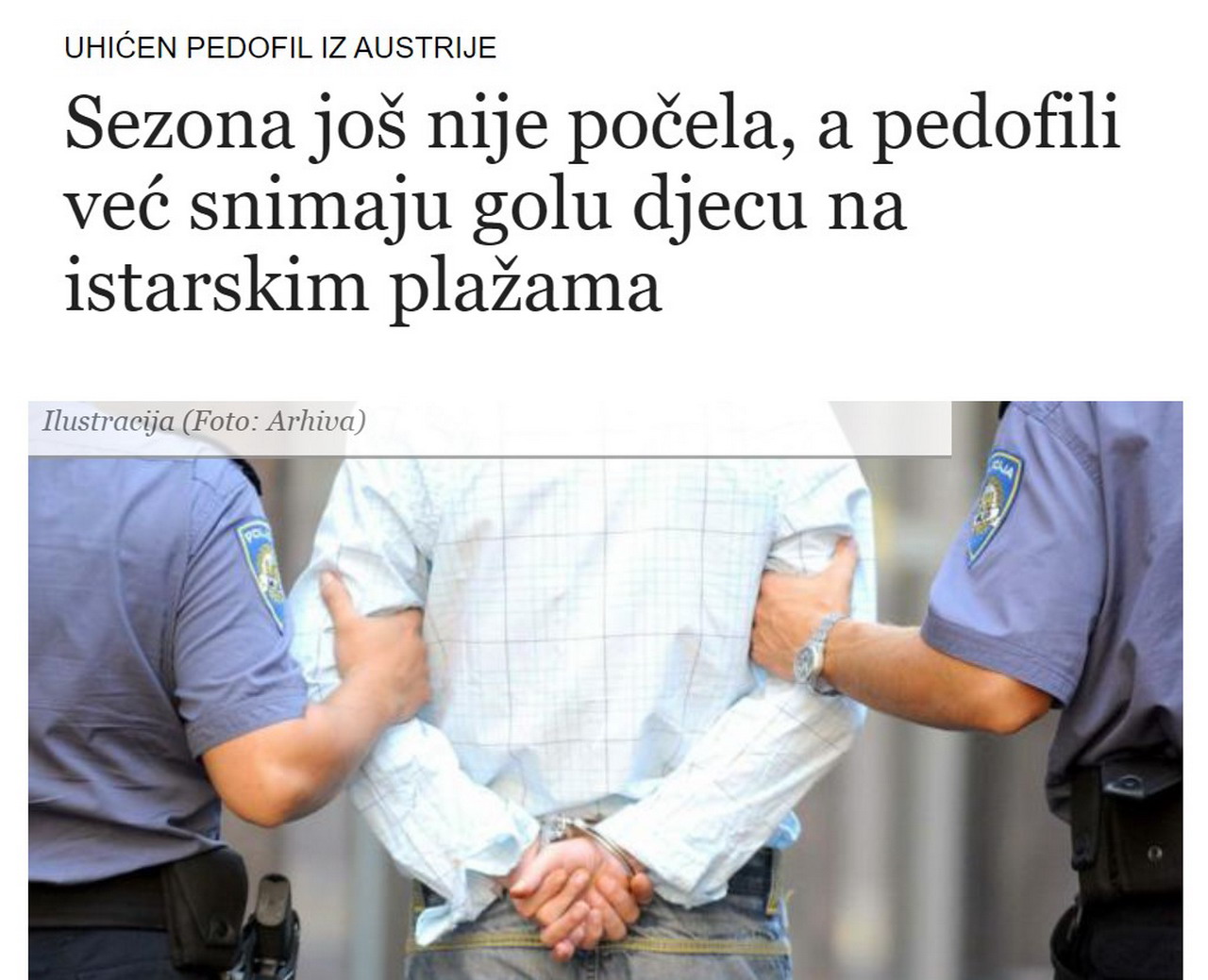  Ne puštajte decu bez odeće na plažama 